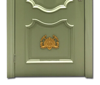 wood single door design image