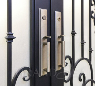 puertas exteriores de hierro forjado