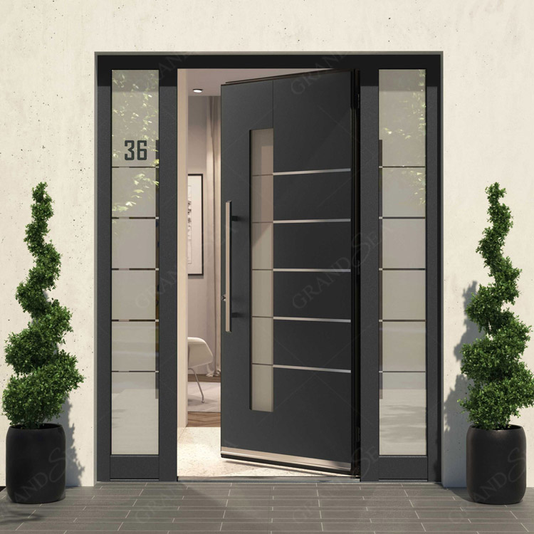Aluminium cheap pivot doors