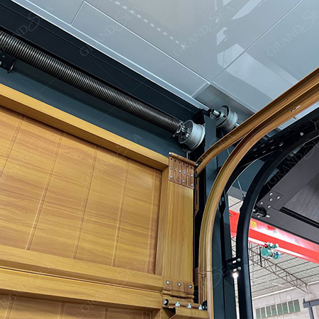 ROLL UP ALUMINUM GRILL DOOR