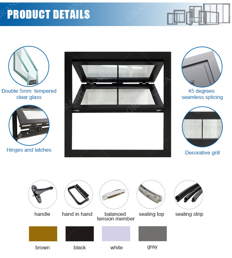 vertical folding glass window