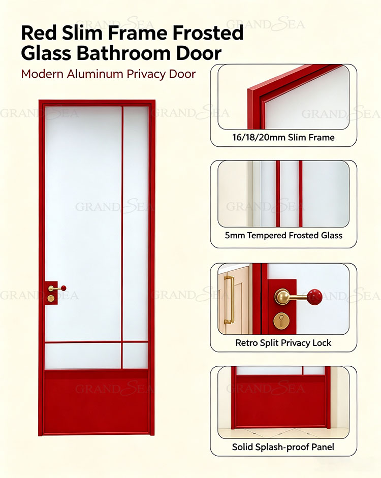 Retro Aluminum Glass Door Retro Aluminum Glass Door