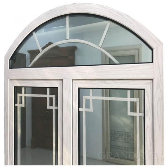 Double glazed arched casement windows