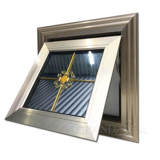 toldo de ventana con marco de aluminio