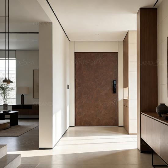 3d carving pivot door