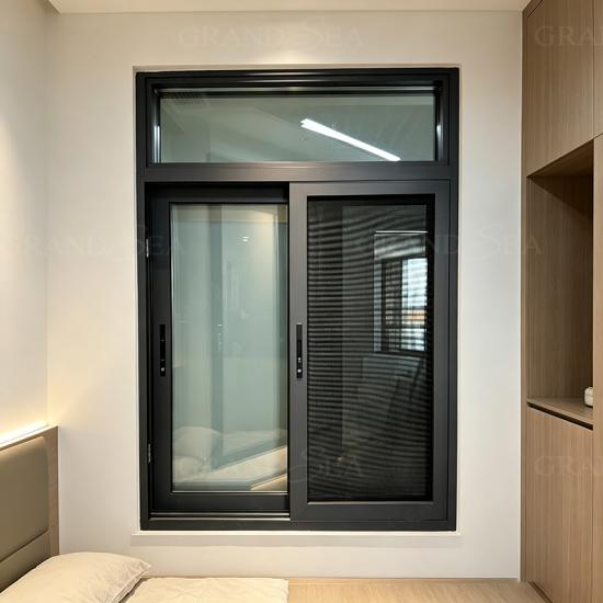 diseño de ventana corredera de aluminio