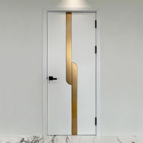 Puerta interior moderna blanca