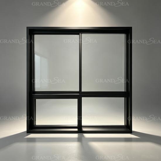 ventana corredera de aluminio con marco estrecho y delgado