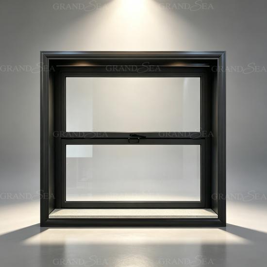 ventana de vidrio plegable vertical
