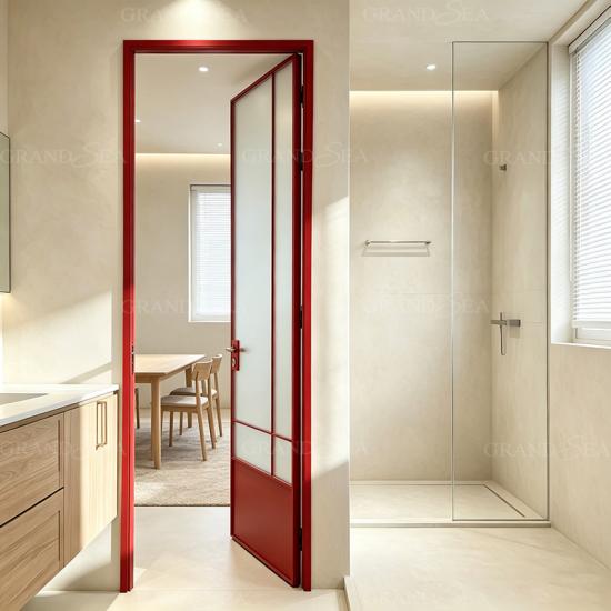 Retro Aluminum Glass Door