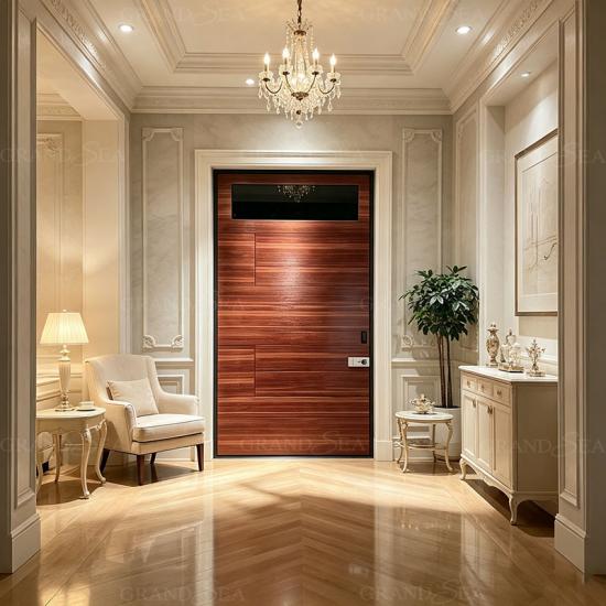 solid wood pivot doors
