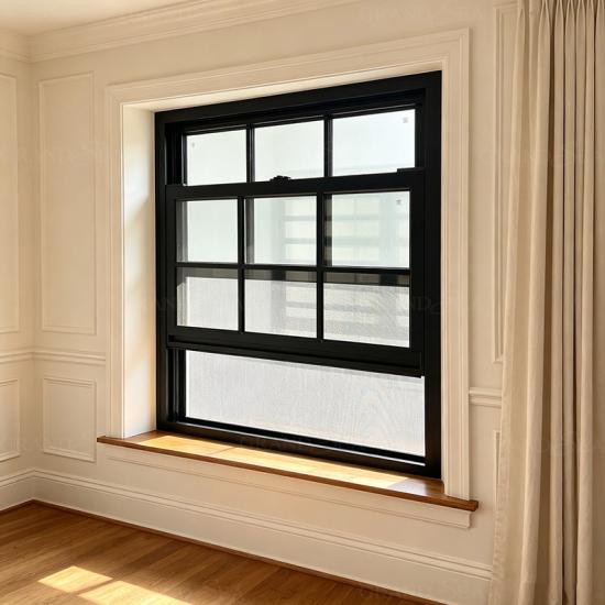 ventana de guillotina doble de aluminio